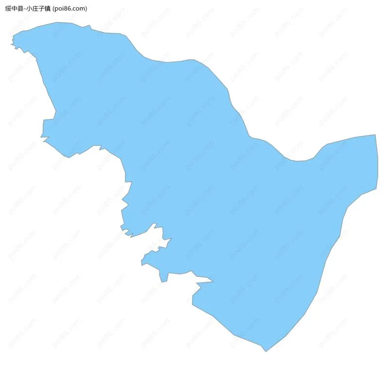 小庄子镇边界地图