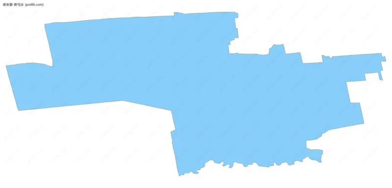 新屯乡边界地图