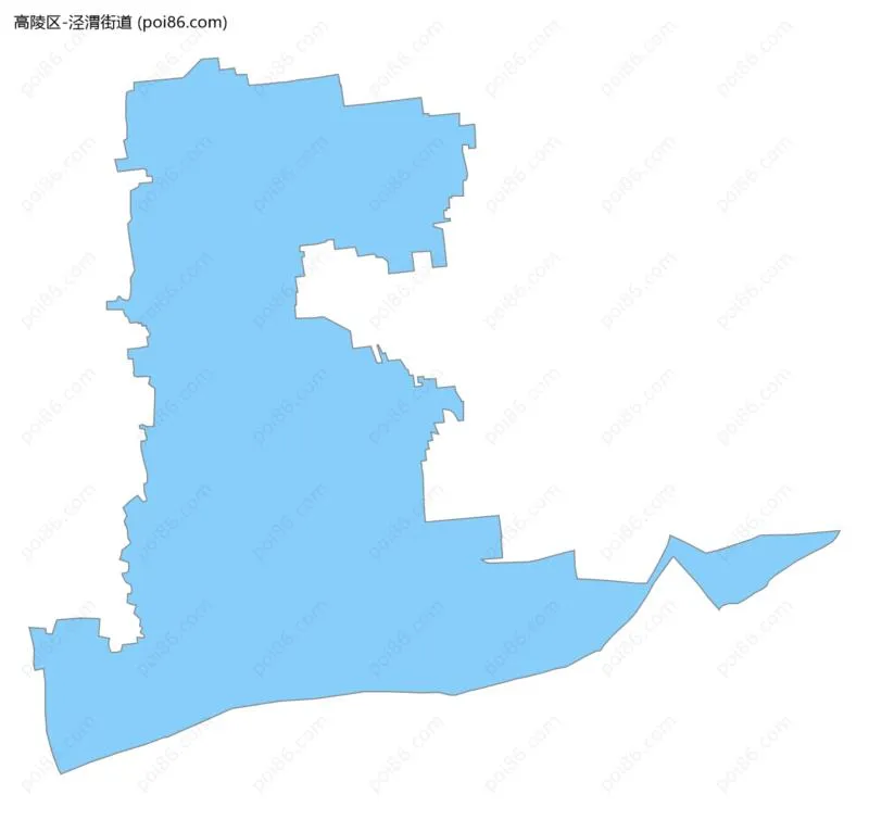 泾渭街道边界地图