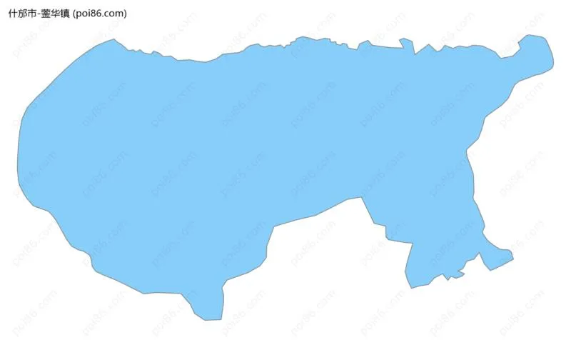 蓥华镇边界地图