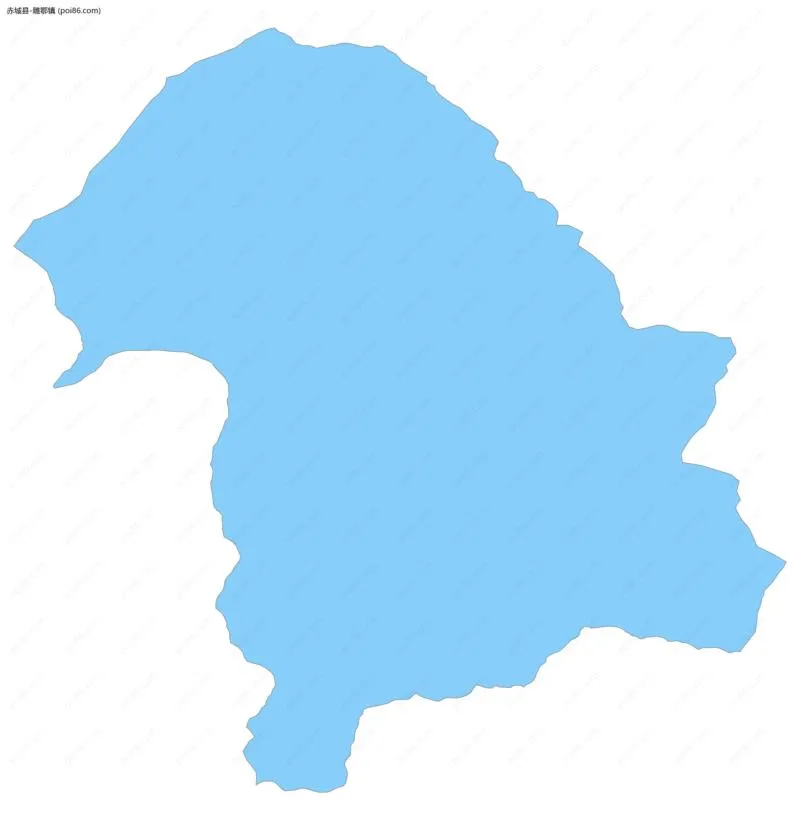 雕鄂镇边界地图