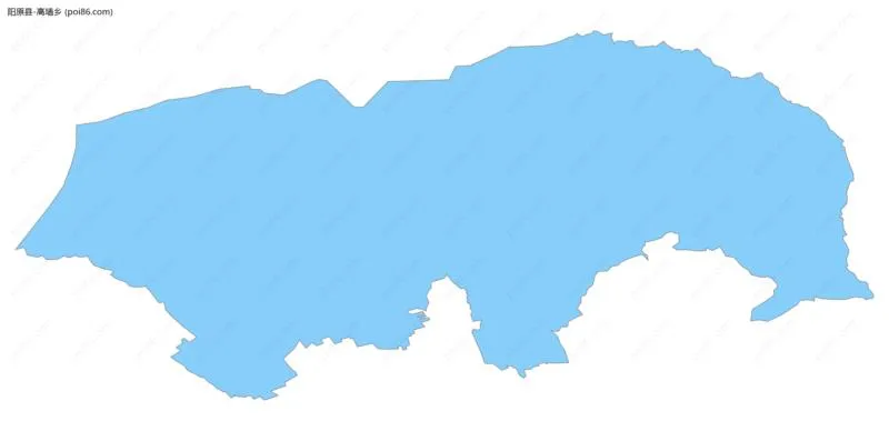 高墙乡边界地图