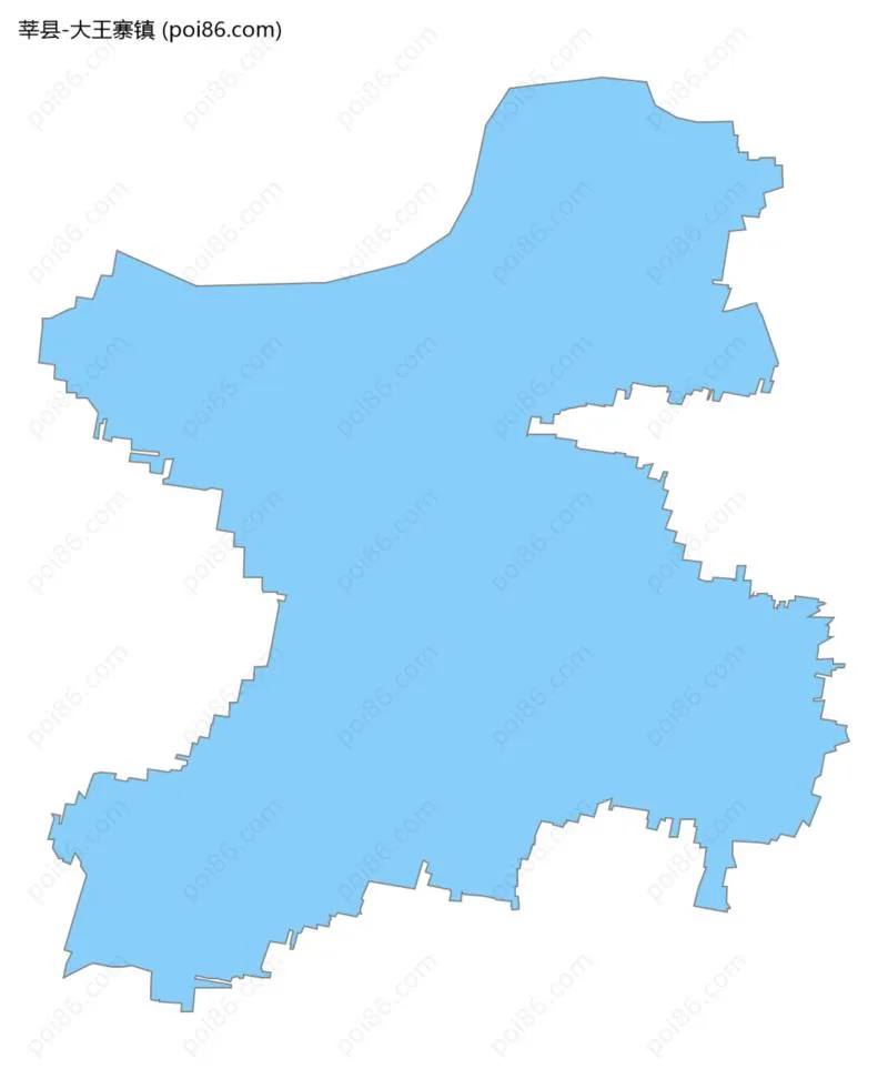 大王寨镇边界地图