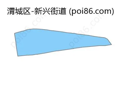 新兴街道边界地图