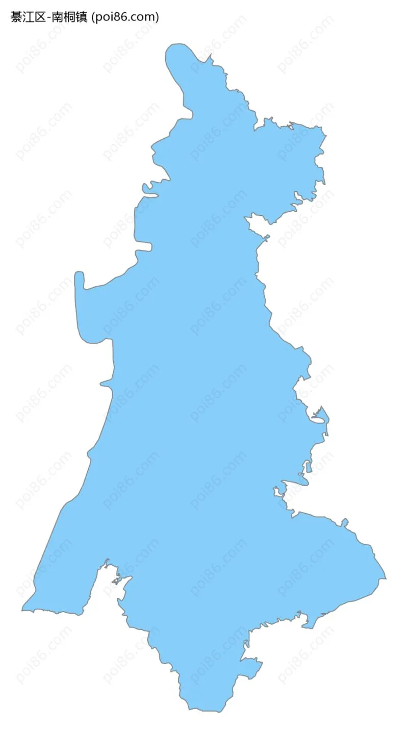 南桐镇边界地图