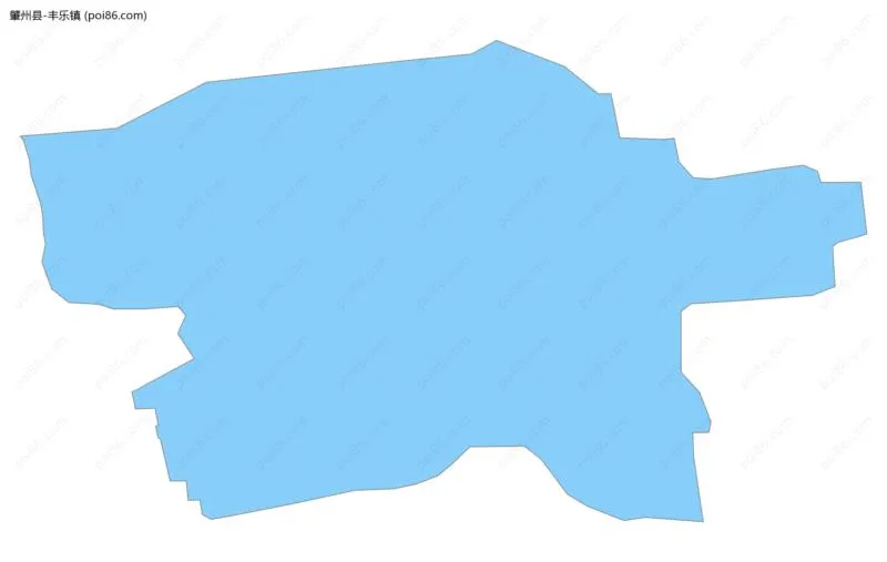 丰乐镇边界地图