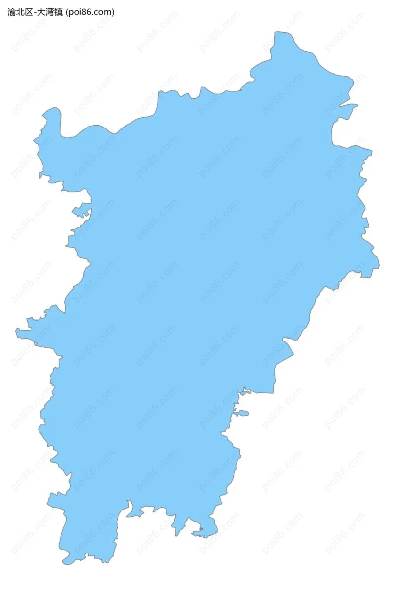 大湾镇边界地图