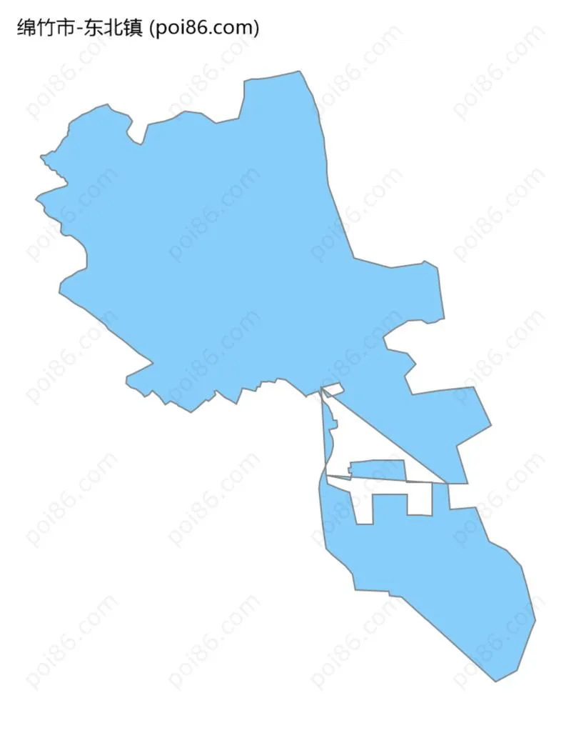 东北镇边界地图