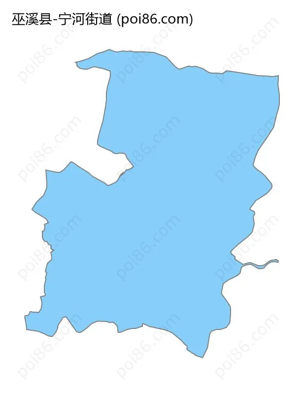 宁河街道边界地图