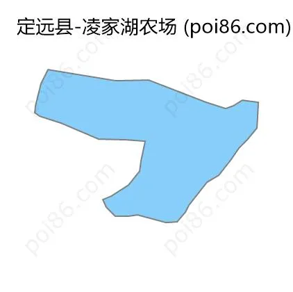 凌家湖农场边界地图