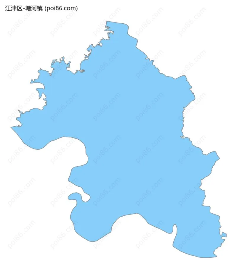 塘河镇边界地图