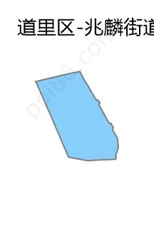 兆麟街道边界地图