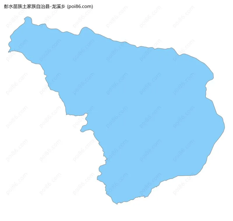龙溪乡边界地图