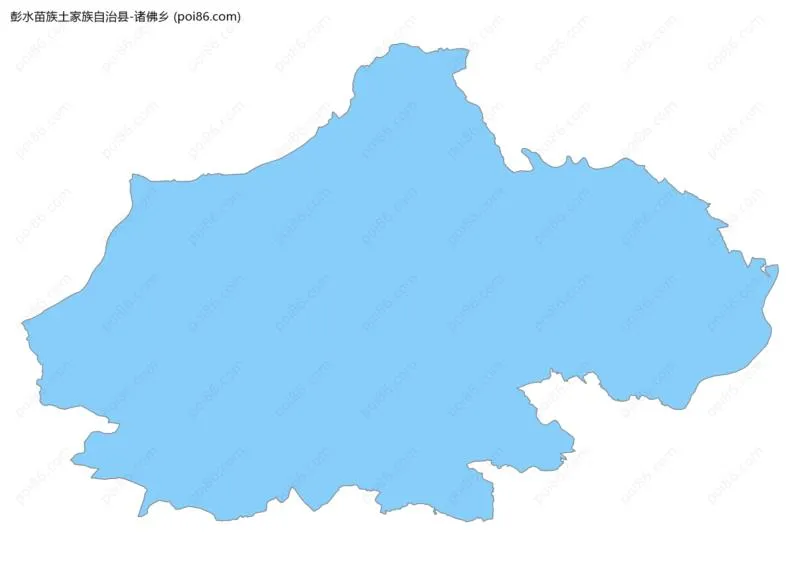 诸佛乡边界地图