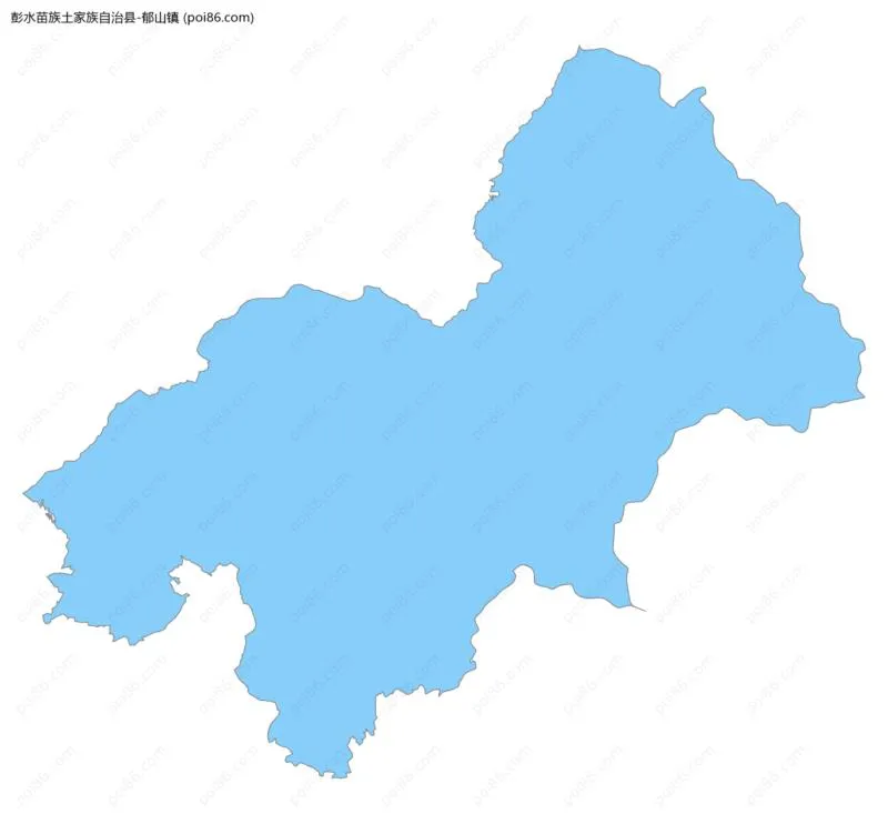 郁山镇边界地图