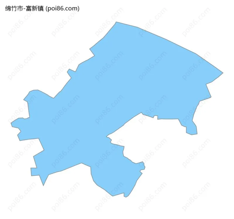 富新镇边界地图