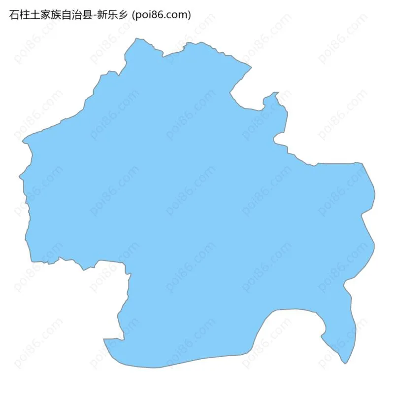 新乐乡边界地图