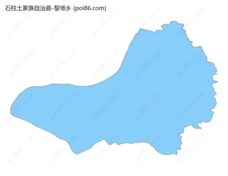 黎场乡边界地图