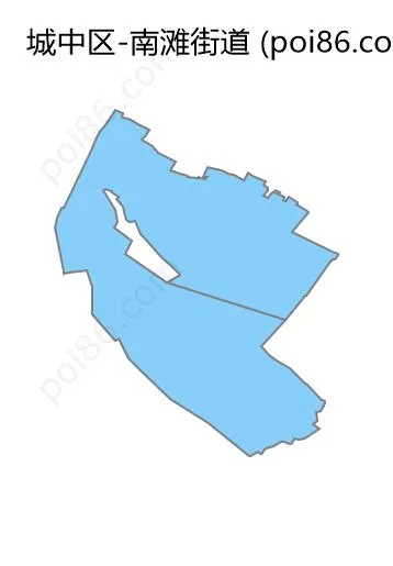 南滩街道边界地图