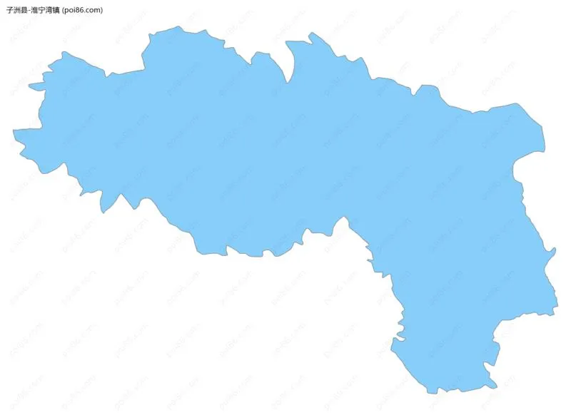 淮宁湾镇边界地图