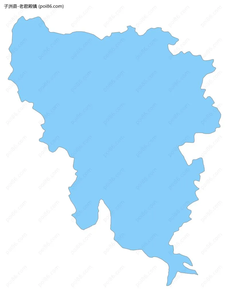 老君殿镇边界地图