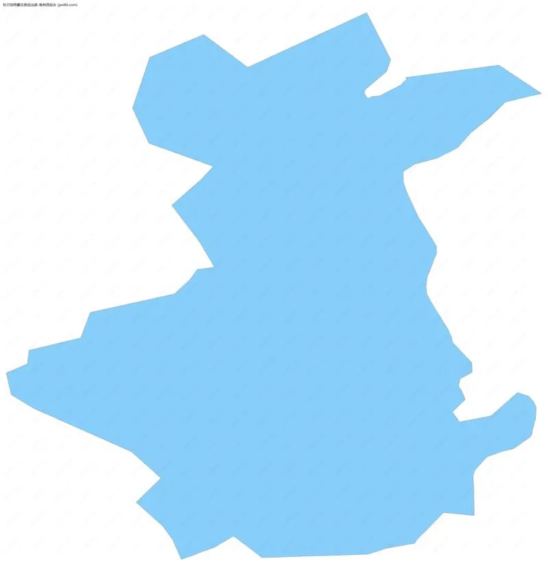 敖林西伯乡边界地图