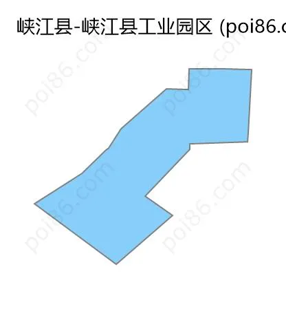 峡江县工业园区边界地图