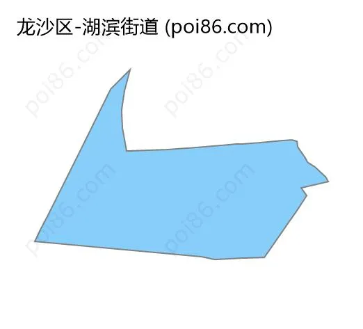 湖滨街道边界地图