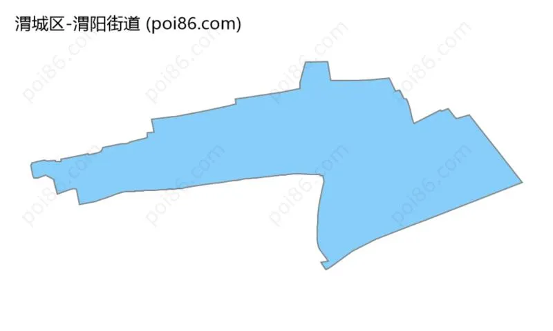 渭阳街道边界地图