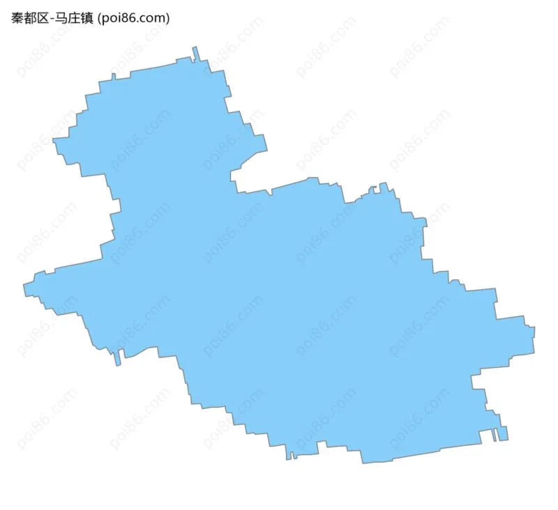 马庄镇边界地图