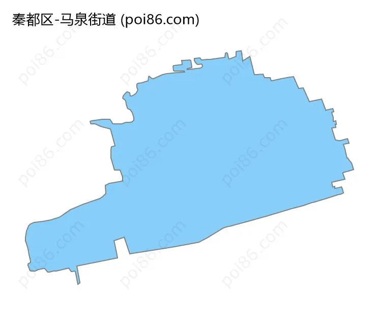 马泉街道边界地图