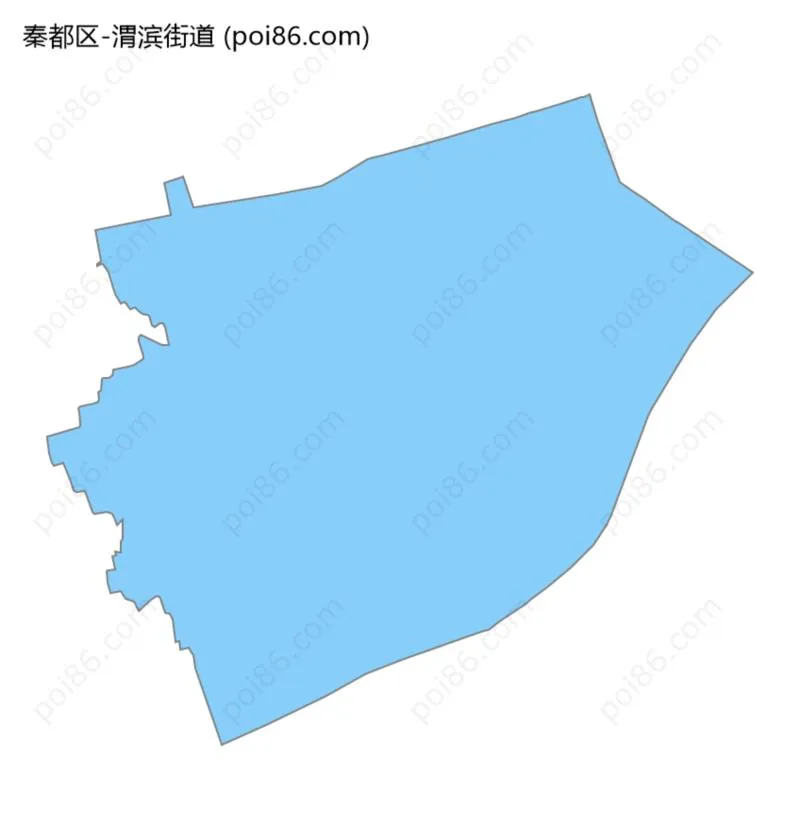 渭滨街道边界地图