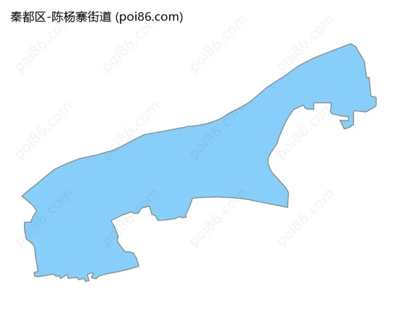 陈杨寨街道边界地图