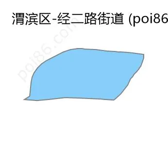 经二路街道边界地图