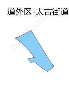 太古街道边界地图