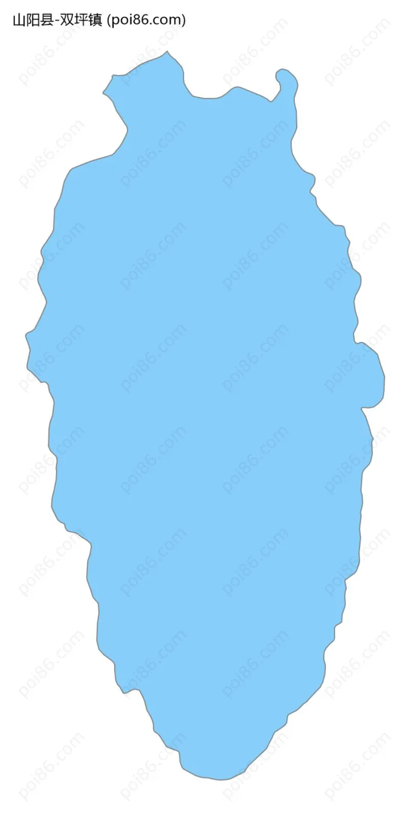 双坪镇边界地图