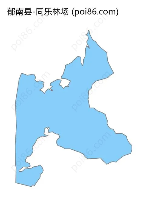 同乐林场边界地图