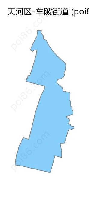 车陂街道边界地图