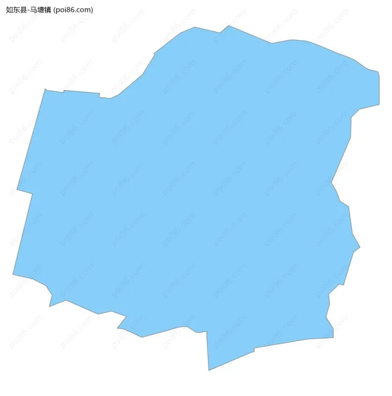 马塘镇边界地图