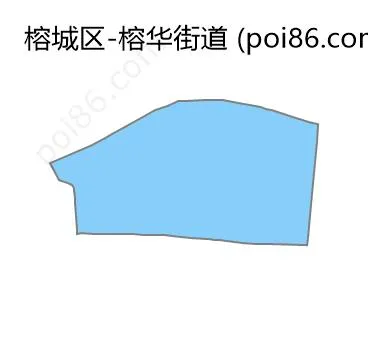 榕华街道边界地图