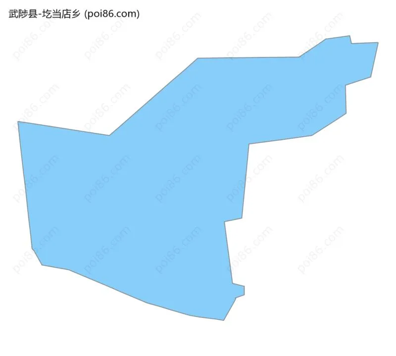 圪当店乡边界地图
