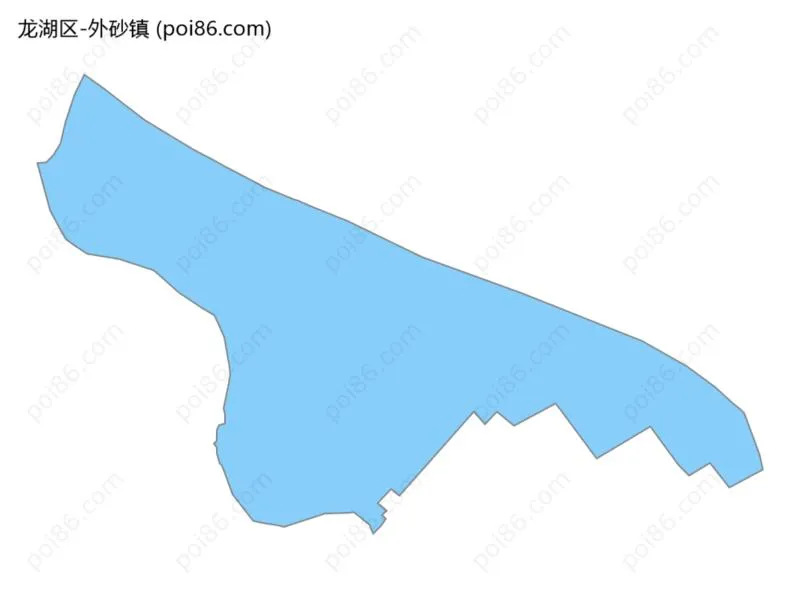 外砂镇边界地图