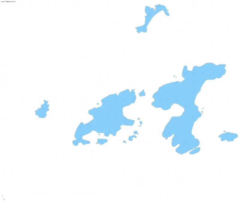 川岛镇边界地图