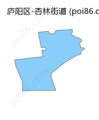 杏林街道边界地图