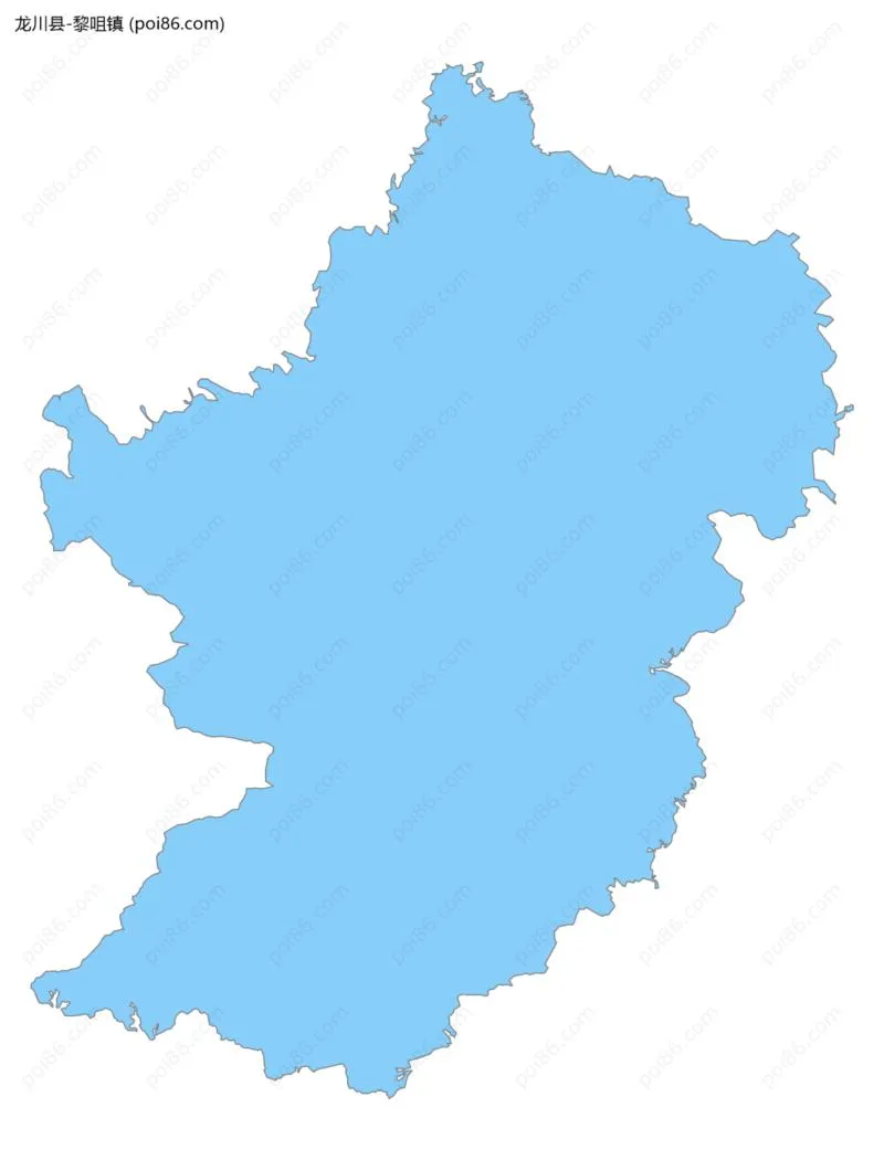 黎咀镇边界地图