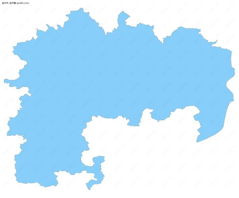 龙坪镇边界地图