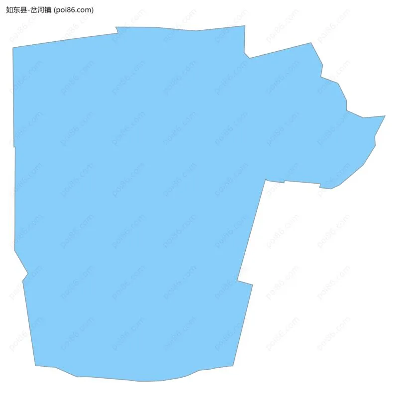 岔河镇边界地图