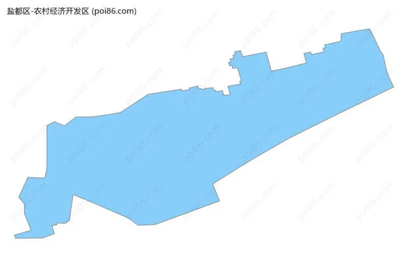 农村经济开发区边界地图