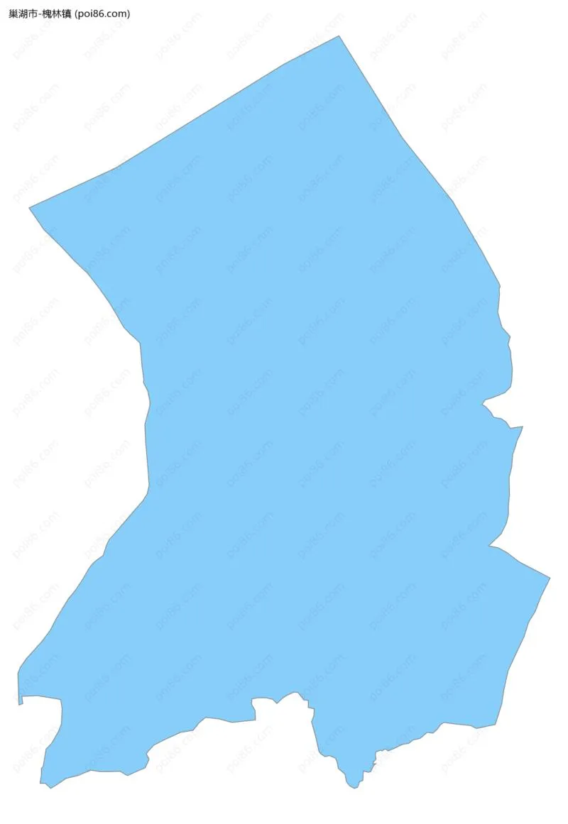 槐林镇边界地图