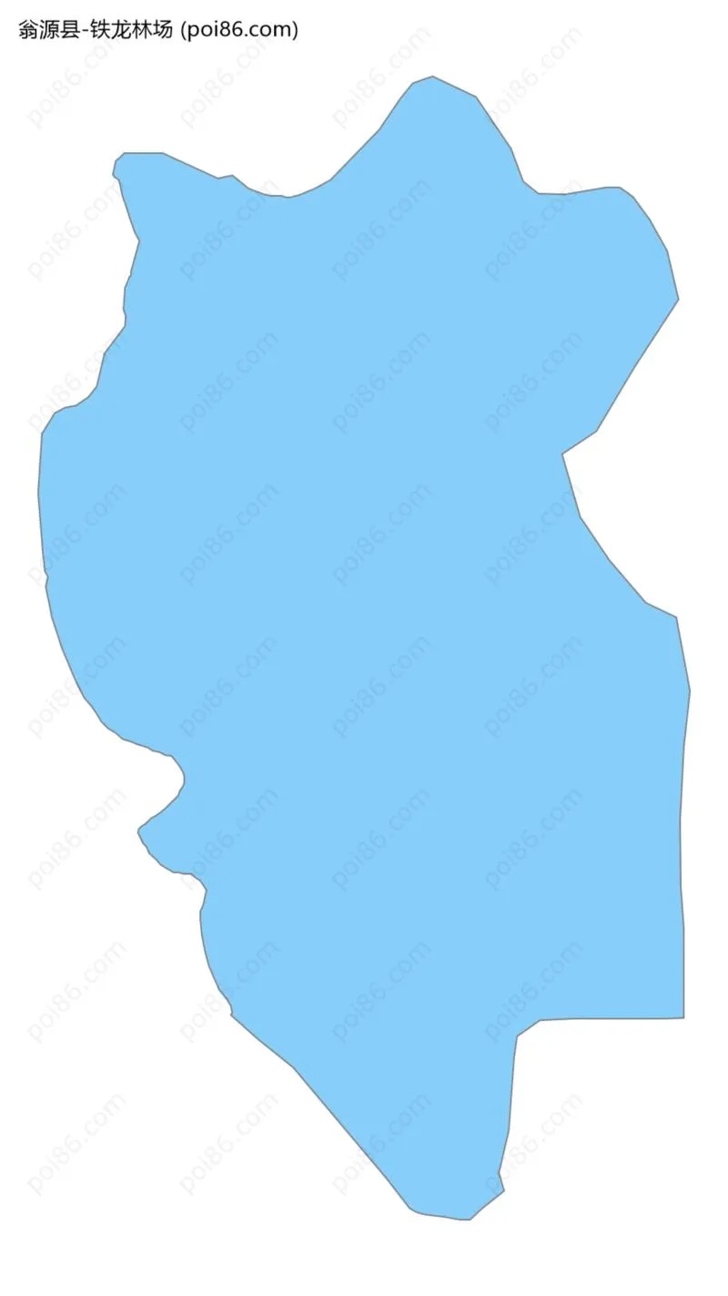 铁龙林场边界地图